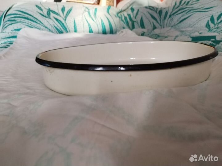 Эмалированное блюдо,Кашпо