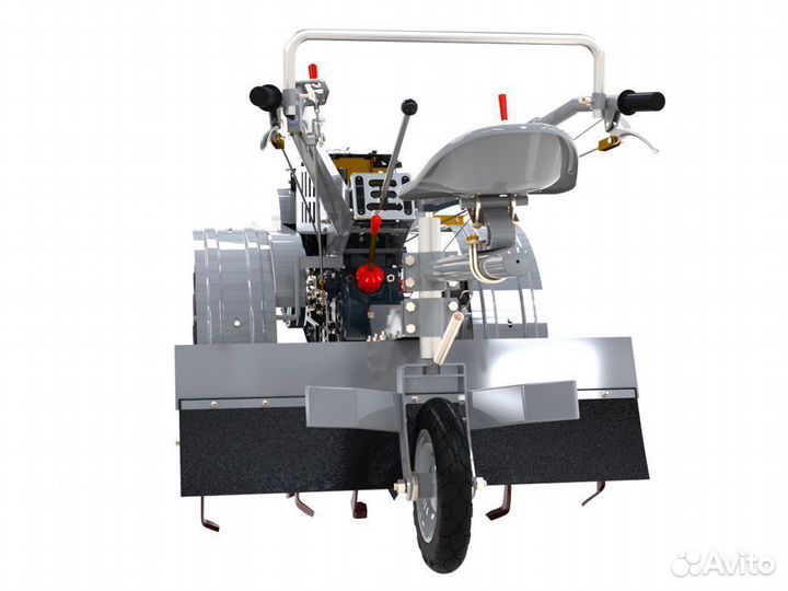 Мотоблок скаут 81 DE + почвофреза