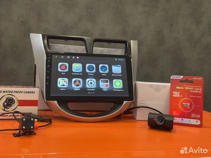 Автомагнитола на андроиде для Hyundai Solaris