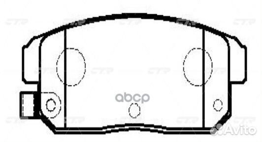 Колодки GK0734 CTR