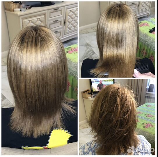 Кератин, ботокс, нанопластика волос