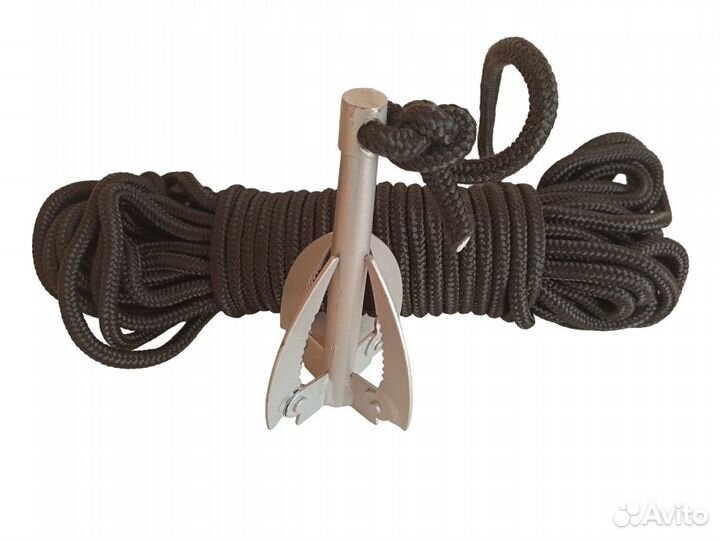 Кошка тактическая / Якорь с тросом 8 мм, 20 метров