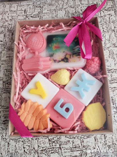 Набор Мыло ручной работы Ко дню Учителя