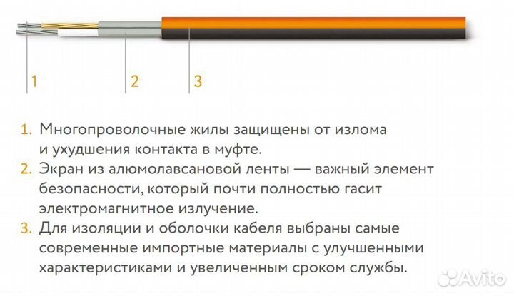 Нагревательный мат Теплолюкс ProfiMat 720 Вт 4,0 кв.м