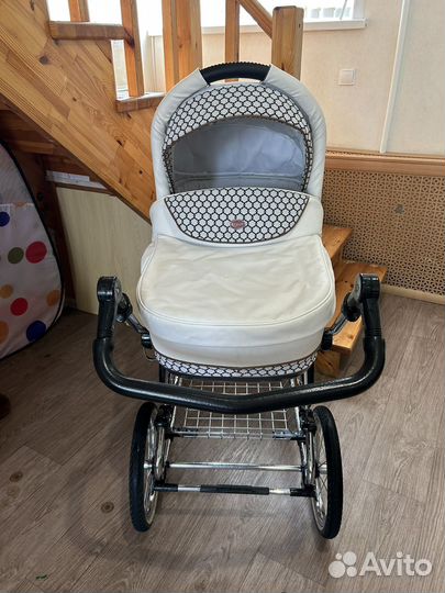 Коляска детская 2 в 1 эко кожа