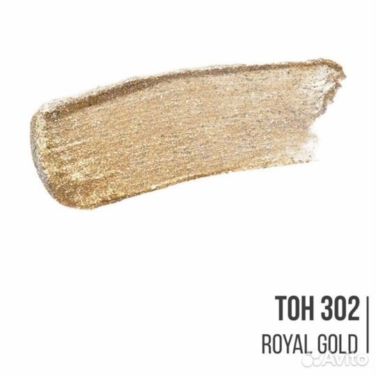 Тени luxvisage глиттер золотистые