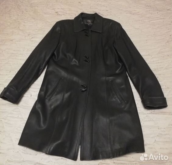 Куртка кожаная женская 46 48 натуральная