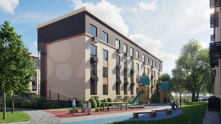 2-к. квартира, 61,9 м², 2/4 эт.