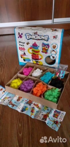 Детские игрушки (конструктор-липучка)
