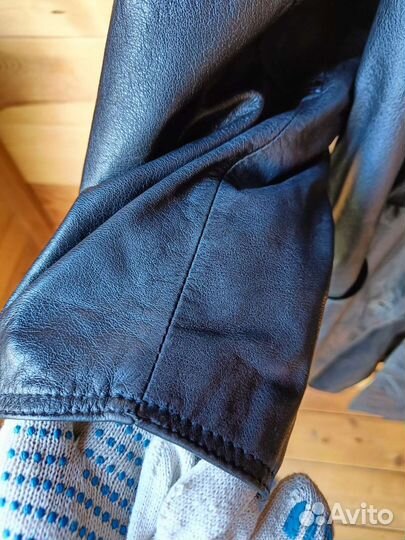 Кожаный плащ