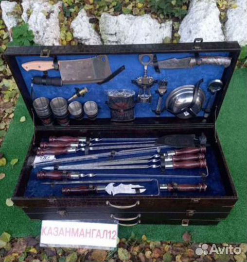 Набор шампуров в подарочном кейсе