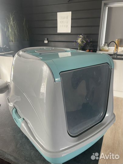 Кошачий лоток закрытый