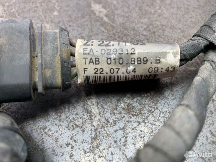 Проводка фар в бампере Audi A4 универсал ALZ 2004