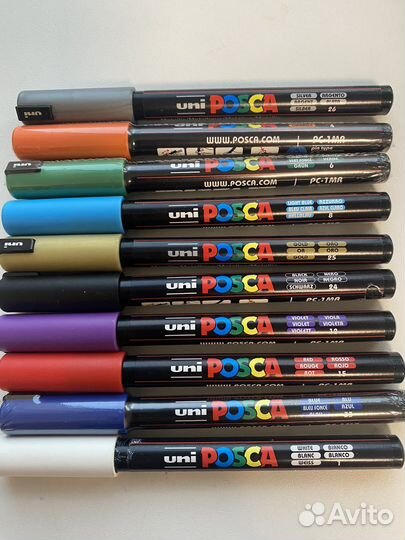 Uni pen posca маркеры для творчества