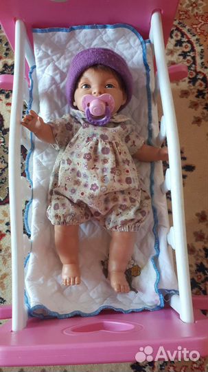 Кроватка с мобилем 55см