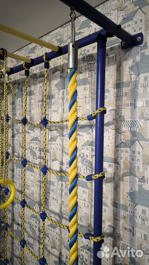 Спортивный уголок Пионер-8, пристеночный