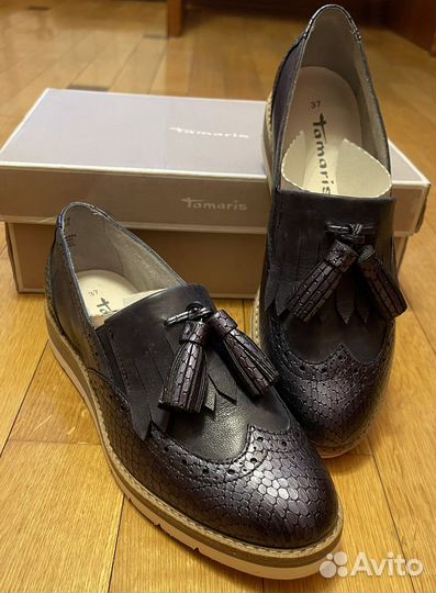 Обувь Лоферы женские Tamaris натуральная кожа 37
