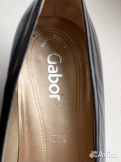 Кожаные туфли Габор