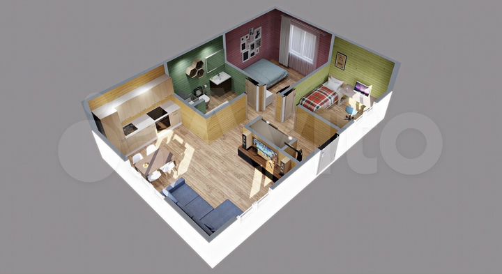 Дом 50 м² на участке 4,2 сот.