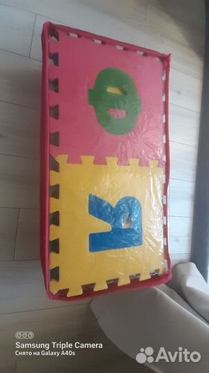 Мягкий коврик пазл