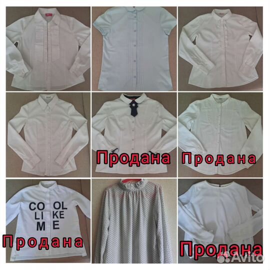 Блузки для школы от 146 до 158