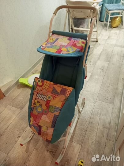 Коляска санки