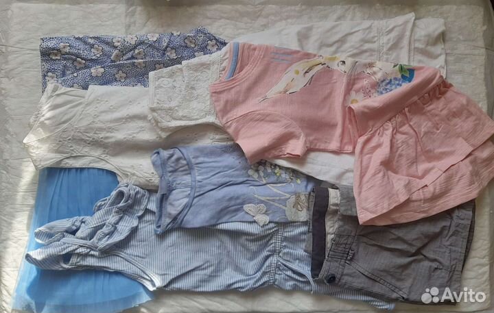 Вещи пакетом для девочки 7-9 лет на лето