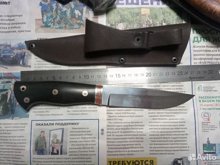 Нож туристический, сталь D2