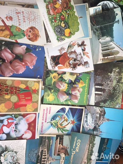 Открытки СССР 154 шт одним лотом