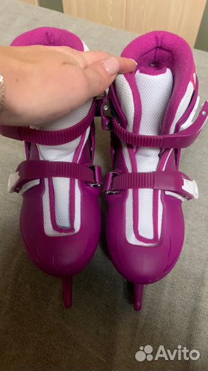 Коньки детские раздвижные 34 37 Nordway