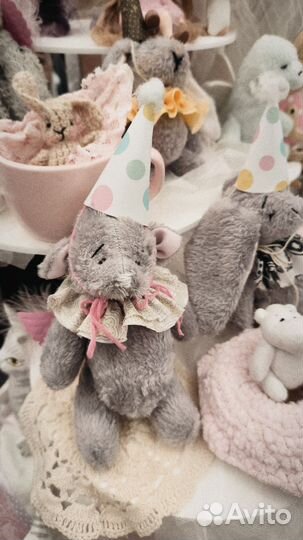 Зайка тедди ручной работы