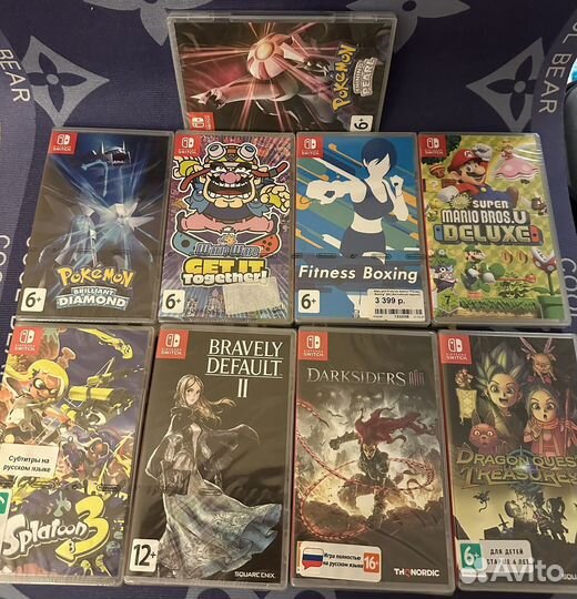 Игры для приставки Nintendo switch Новые