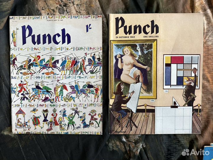 Журнал Punch (английская сатира), 1960е, винтаж