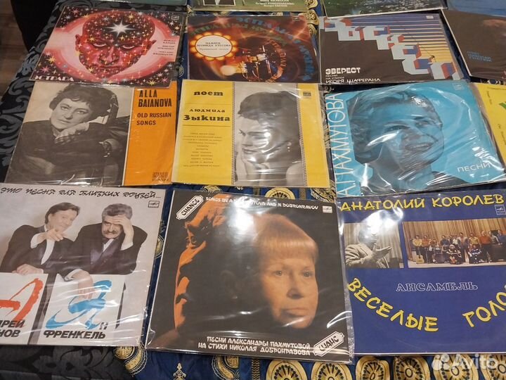 Виниловые пластинки 24 шт