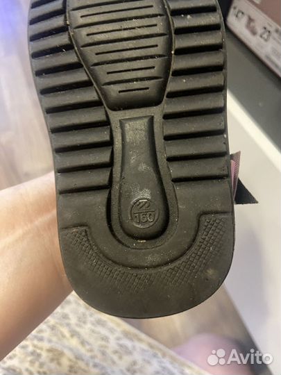 Сапоги зимние для девочки 22