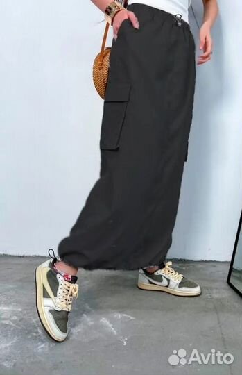 Юбка карго миди