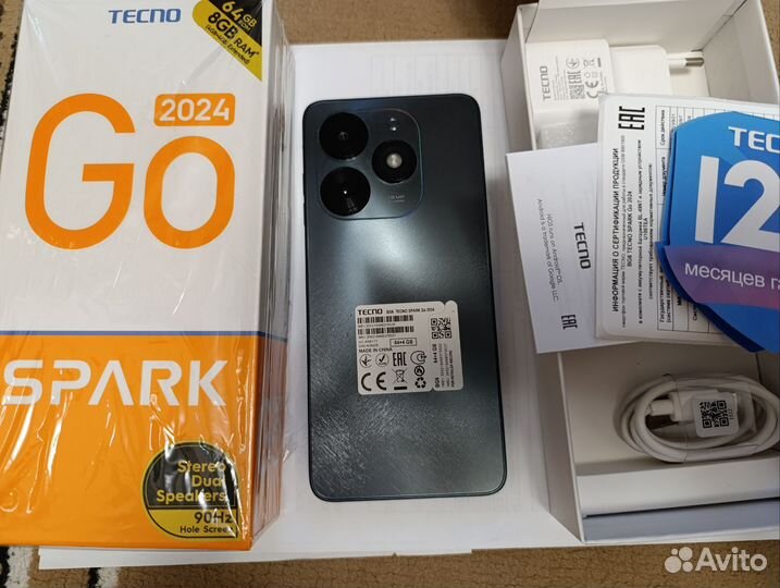 TECNO Spark Go 2024, 4/64 ГБ