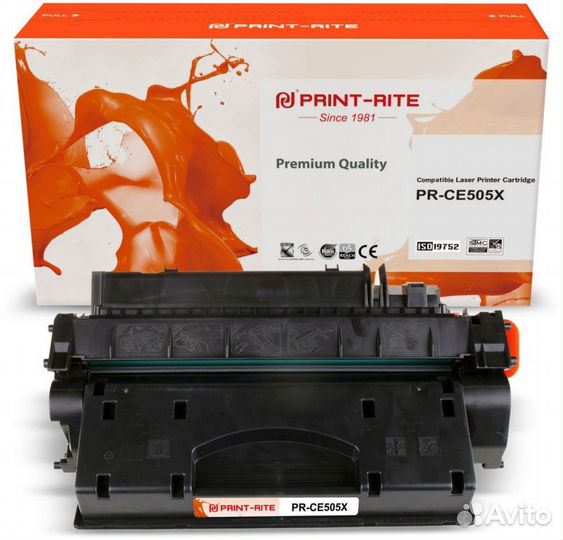 Картридж лазерный Print-Rite tfhakfbpu1J PR-CE505X