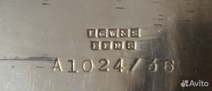 Поднос старинный, английский