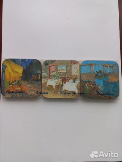 Подставки под стаканы, чашки (Картины Ван Гога)