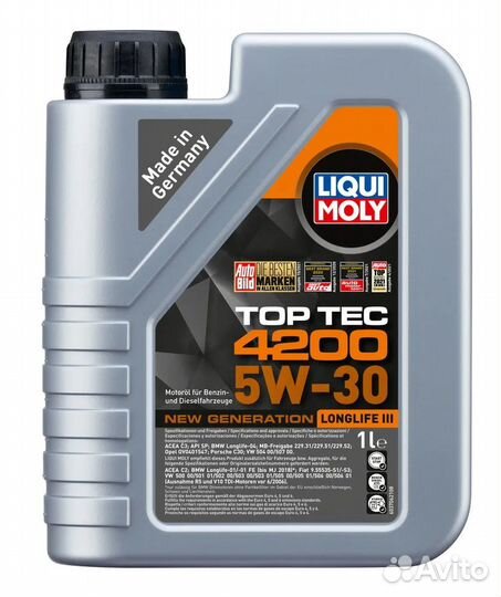 Liqui moly Top Tec 4200 5W-30 1л