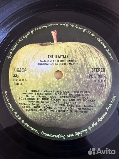 The Beatles White Album 2 LP UK Press