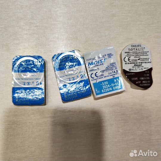 Линзы контактные