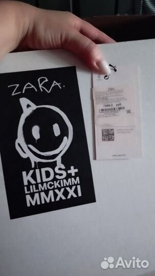 Пуховик зимний/парка Zara Kids 116/128