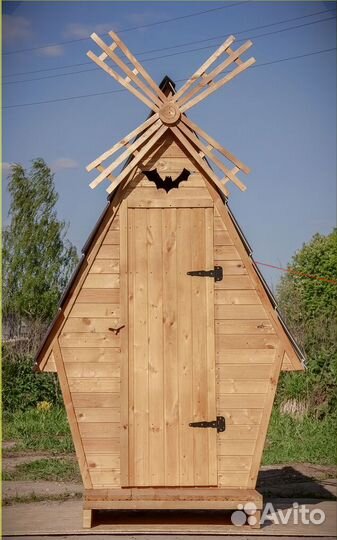 Дачный туалет деревянный BAG341