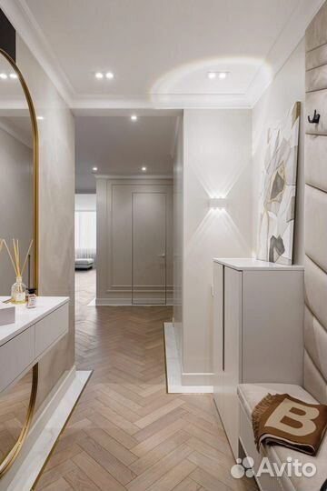 Скрытые межкомнатные двери под покраску