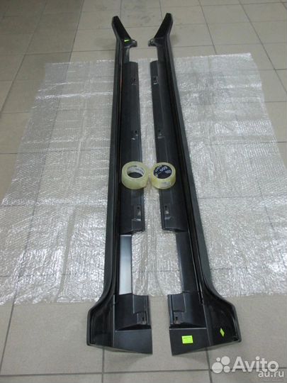 Накладки на пороги «штатные 2,0» mazda 3 BK