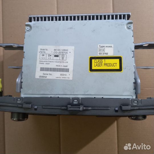 Штатная магнитола на corolla 150 86120-12B00