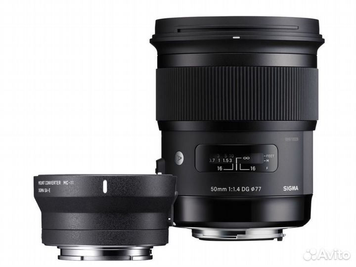 Адаптер Sigma MC-11 Canon EF на Sony E+Две крышки