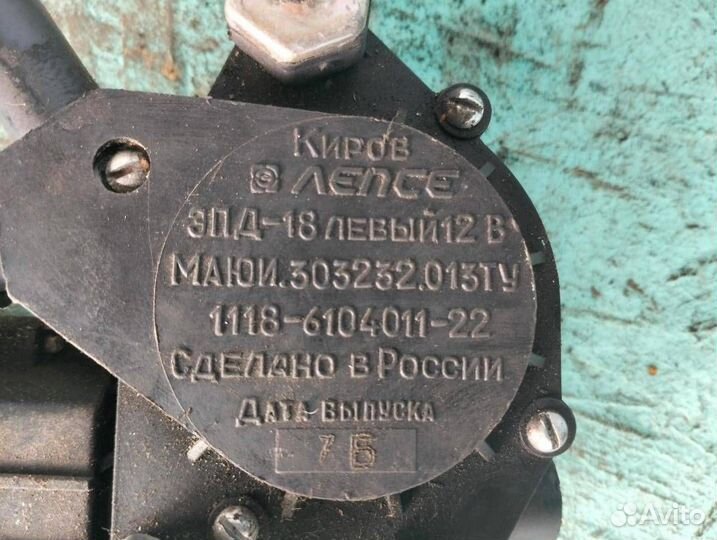 Стеклоподъемник передний левый Калина